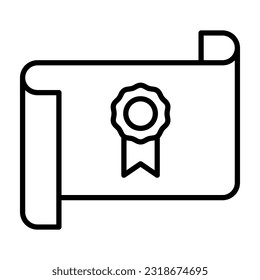 Vektorgrafik des Zertifikatssymboles Design-Vektorgrafik