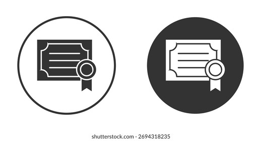 Certificate icon doodle vectors, vector illustration