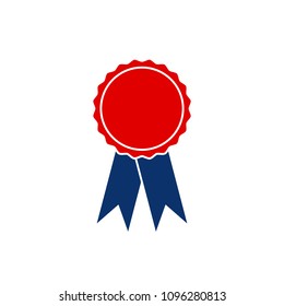 Certificate icon isolated on white background. Flat certificate icon for web site, backdrop, label and logo. Useful for poster, placard and banner. Creative art concept, vector illustration