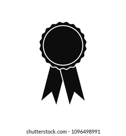 Certificate icon isolated on white background. Flat certificate icon for web site, backdrop, label and logo. Useful for poster, placard and banner. Creative art concept, vector illustration