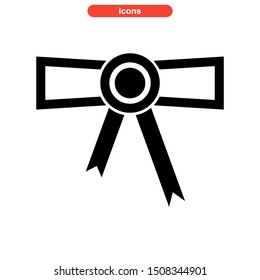 certificate icon isolated sign symbol vector illustration - high quality black style vector icons
