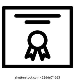 certificate icon or logo isolated sign symbol vector illustration - high quality black style vector icons

