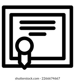 certificate icon or logo isolated sign symbol vector illustration - high quality black style vector icons
