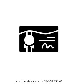 icono de certificado. icono del curso y del aprendizaje en línea. Perfecto para aplicaciones, web, logotipo y plantilla de presentación. diseño de icono estilo sólido