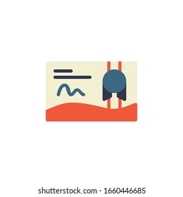 certificate icon. online learning icon. perfect for application, web, logo and presentation template. icon design flat style