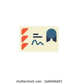 certificate icon. online learning icon. perfect for application, web, logo and presentation template. icon design flat style