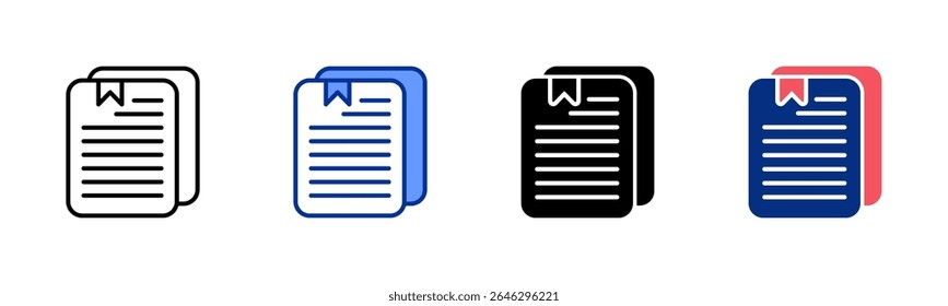 Certificate icon sheet multiple style collection
