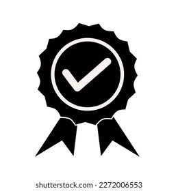Zertifikat-Symbol mit einfachem Design.award-Symbol