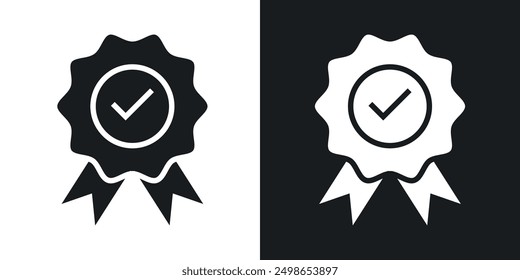Certificate icon in solid style
