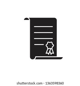 certificate icon template
