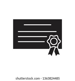 certificate icon template