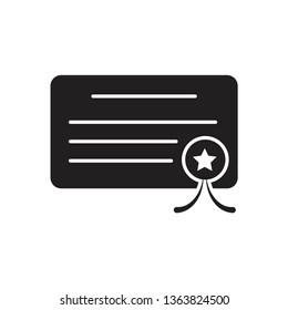 certificate icon template