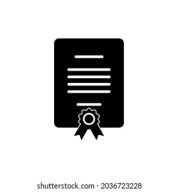 Zertifikat-Icon-Vektorgrafik, Leistung, Zertifikat-Preis-Symbol, Vektorgrafiken