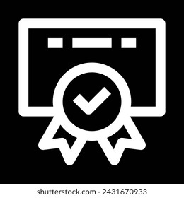 certificate icon vector icon design