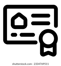 certificate icon vector illustration asset element