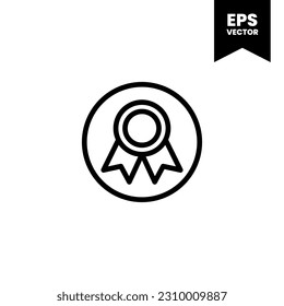 Certificate icon vector illustration logo template for many purpose. Isolated on white background.