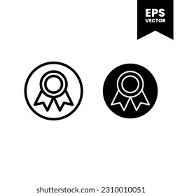 Certificate icon vector illustration logo template for many purpose. Isolated on white background.