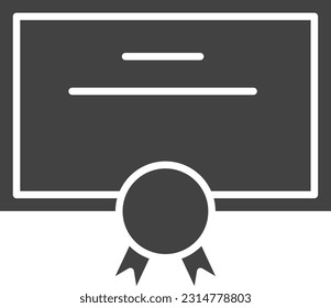 Certificate icon vector image. Suitable for mobile application web application and print media.