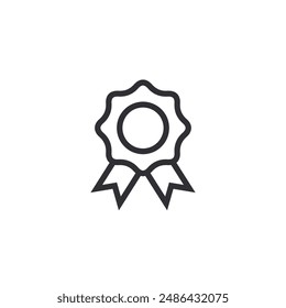 Certificate icon. Vector certificate icon. Premium quality. Premium quality. Achievement badge. Quality mark. Approved. Achievement badge. Contract icon. Agreement. Quality seal. Patent sign. Seal.