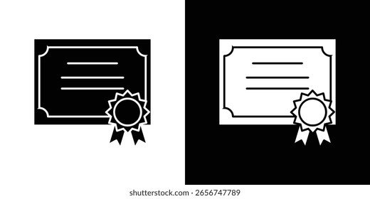 Certificate icon Vector scalable graphics