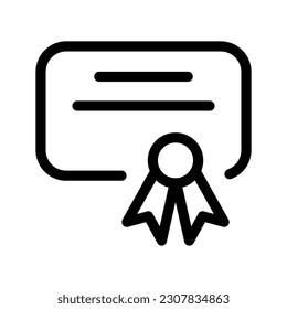 Illustration zum Vektor Symbol-Design des Zertifikats