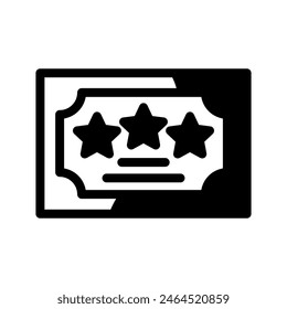 Certificate Icon Vector Symbol Design Illustration