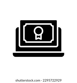 certificate icon for your website design, logo, app, UI.