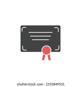 certificate icons  symbol vector elements for infographic web