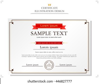 certificate illustration