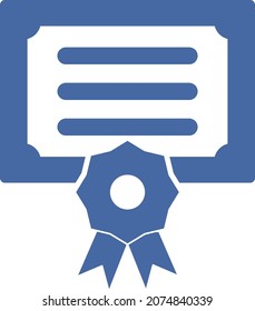 Certificate Isolated Vector icon which can easily modify or edit


