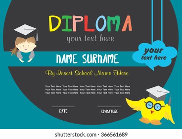 Certificate kids diploma