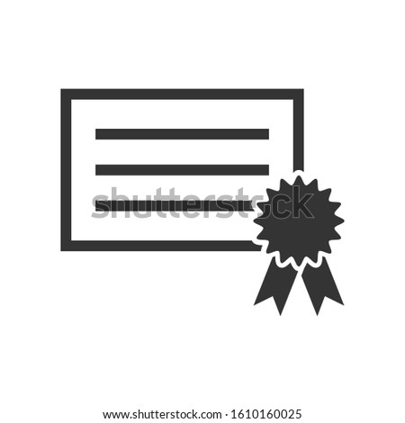 Certificate license icon. vector designs