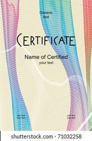 Certificate - modern