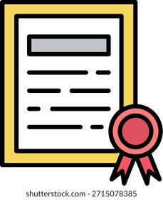 Zertifikat Neue Icons Design Vektor