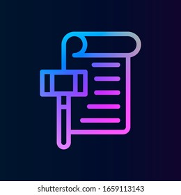 Zertifikat-Symbol Einfache dünne Linie, Vektorillustration von Projektmanagement-Symbolen für i und ux, Website oder mobile Applikationen