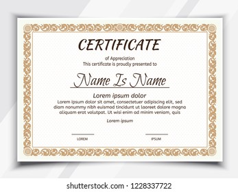 
Certificate Potrait and Landscape. Template diploma border.
Award background Gift voucher.
