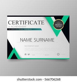 Certificate Premium template awards diploma background vector modern value design and layout luxurious .cover leaflet elegant horizontal Illustration in size pattern.
