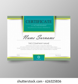 Certificate Premium template awards diploma background vector modern value design and layout luxurious .cover leaflet elegant horizontal Illustration in size pattern.
