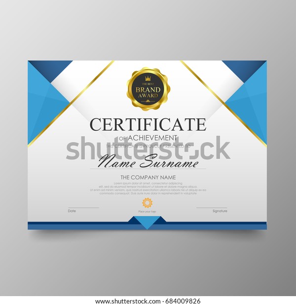 Certificate Premium\
template awards diploma background vector. Modern value design and\
luxurious layout cover leaflet. Elegant horizontal Illustration in\
size pattern.\

