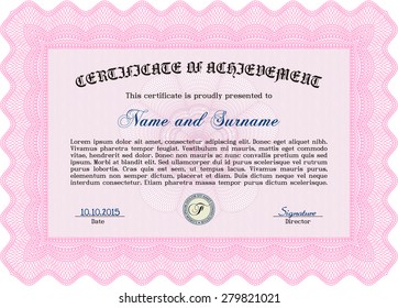 Certificate. Printer friendly. Customizable, Easy to edit and change colors.Lovely design. 