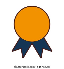 certificate seal isolated icon
