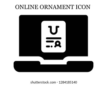 Certificate search icon. Editable Certificate search icon for web or mobile.