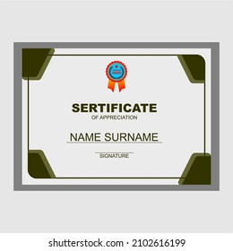 Certificate stock can be re-edited as needed - Vector