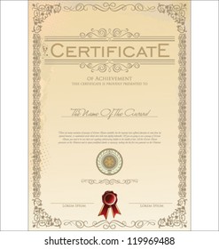 Certificate template