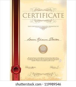 Certificate template