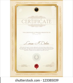 Certificate template