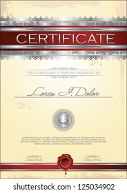Certificate template