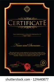 Certificate template