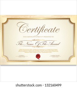 Certificate template