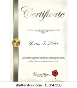 Certificate template